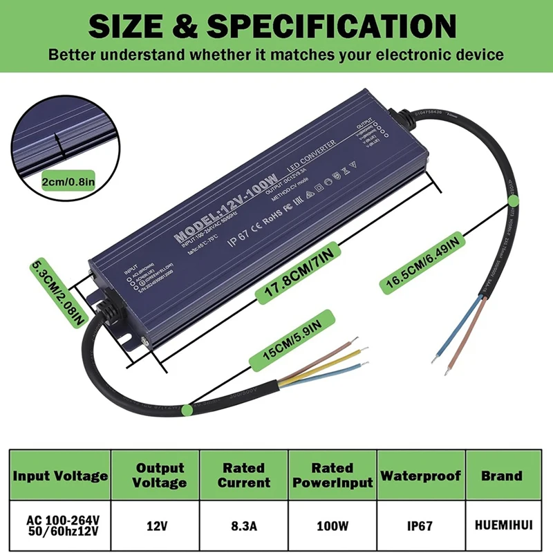 ● 12V LED 드라이버, IP67 방수 등급, 12 - Dc Power Supply 12V 리뷰 및 가격