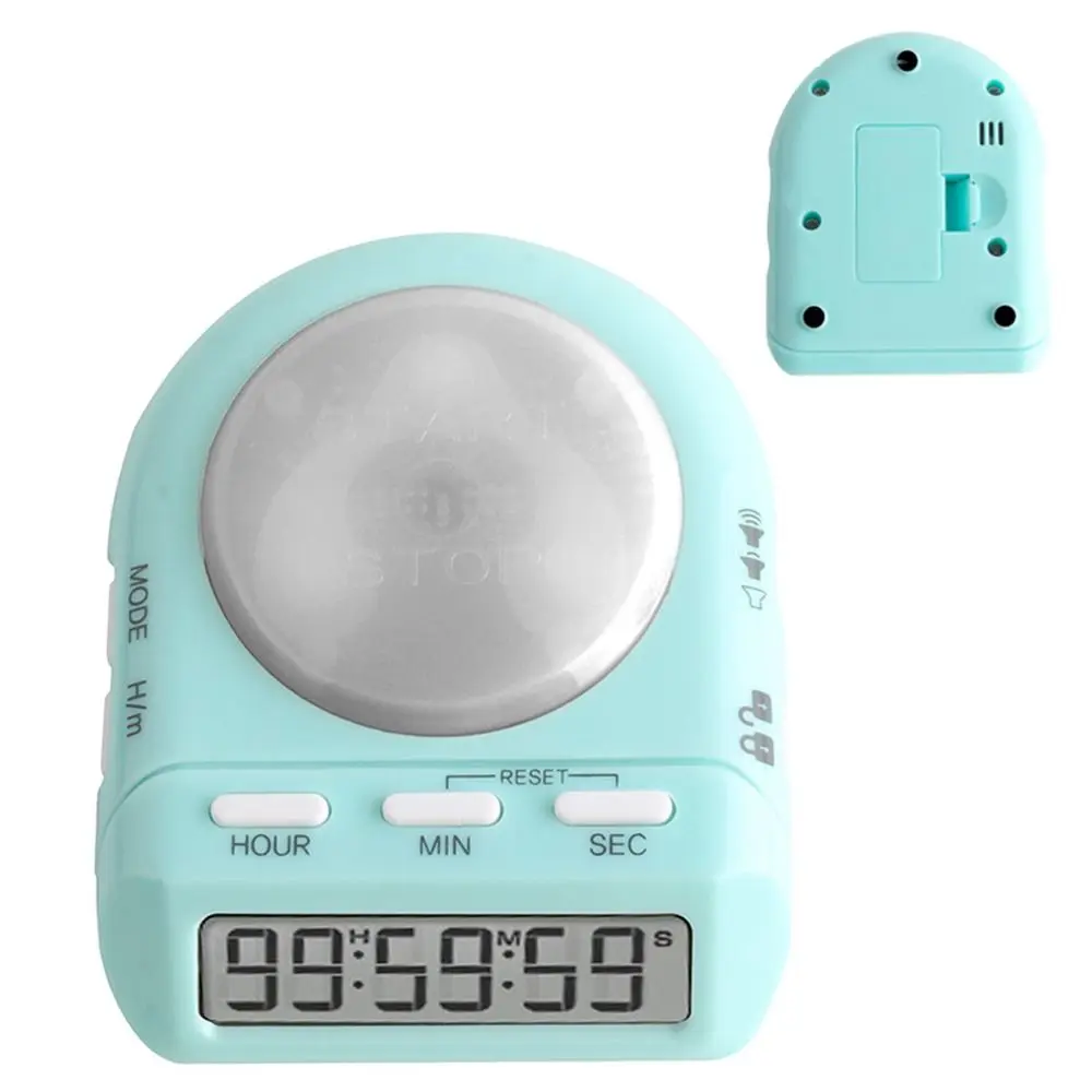 45° Display LCD Screen Digital Kitchen Timer 100 Hour Clock Count Down Memory Function Electronic Countdown Timer