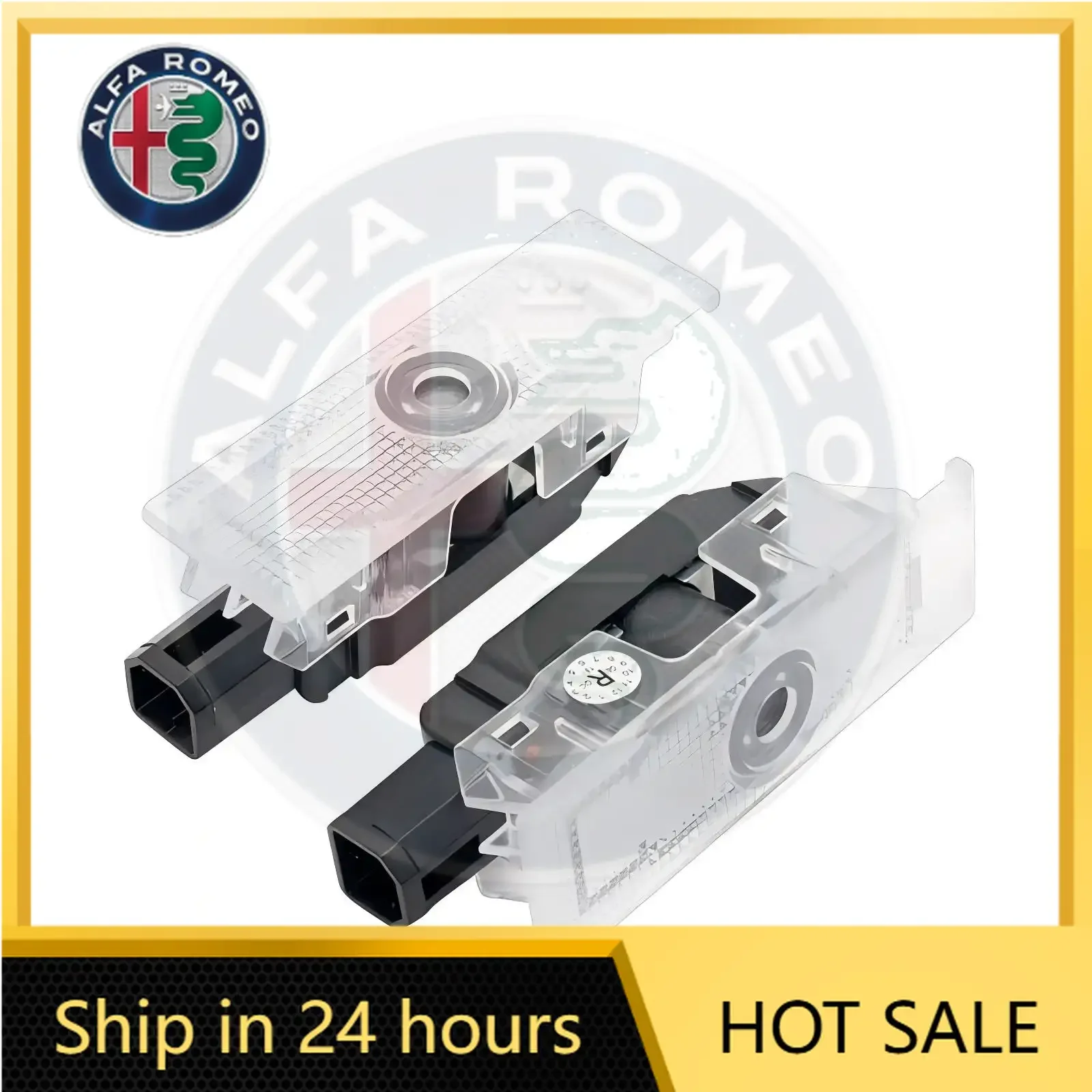 

2X For Alfa Romeo Giulietta 940 2011 - 2022 2013 2015 2017 2018 2016 2019 Accessories LED Car Door Projector Logo Welcome Light