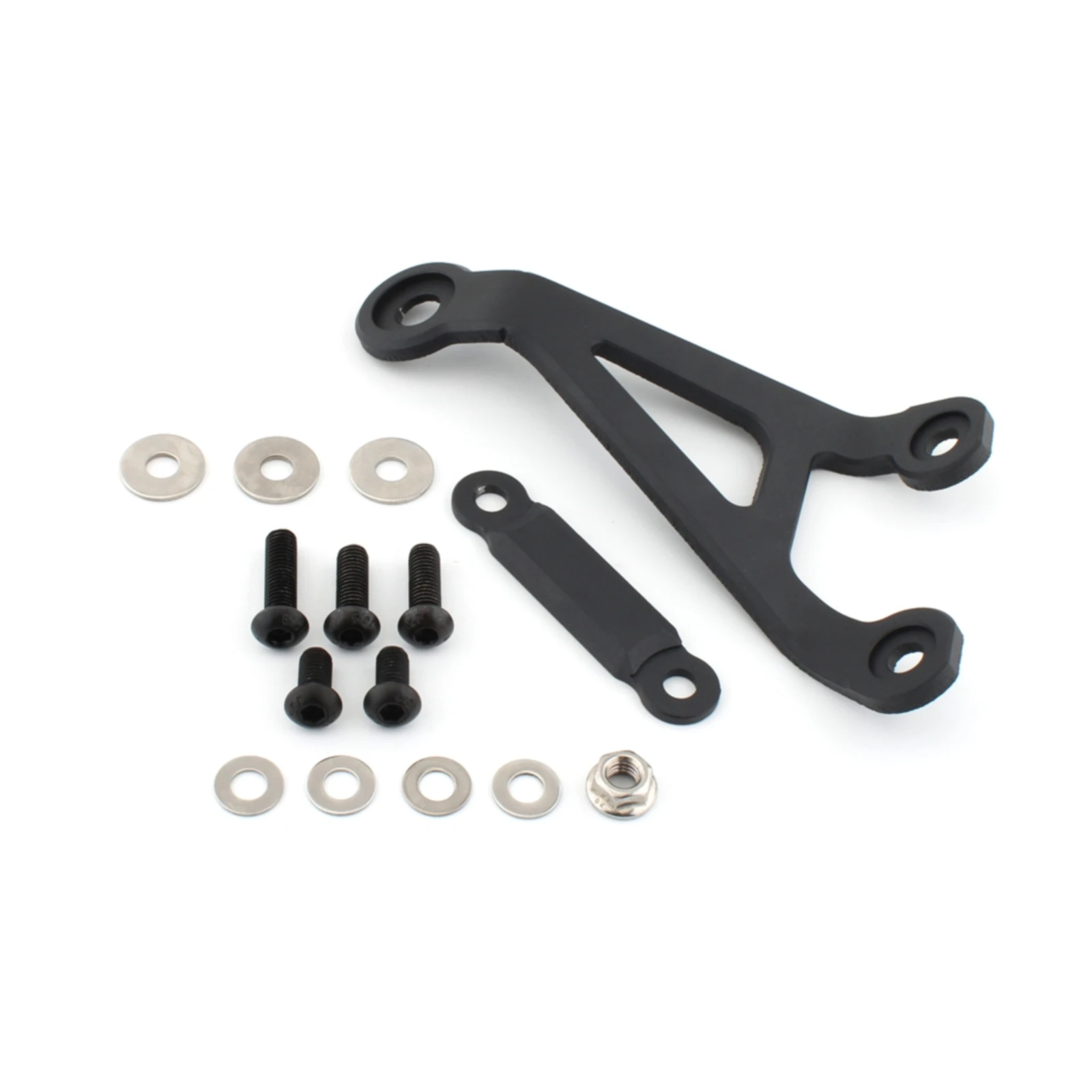 Motorcycle Accessories Rear Foot Rest Blanking Plate Fit For Kawasaki Z900 Z 900 2017-2024 Exhaust Bracket Holder Hanger
