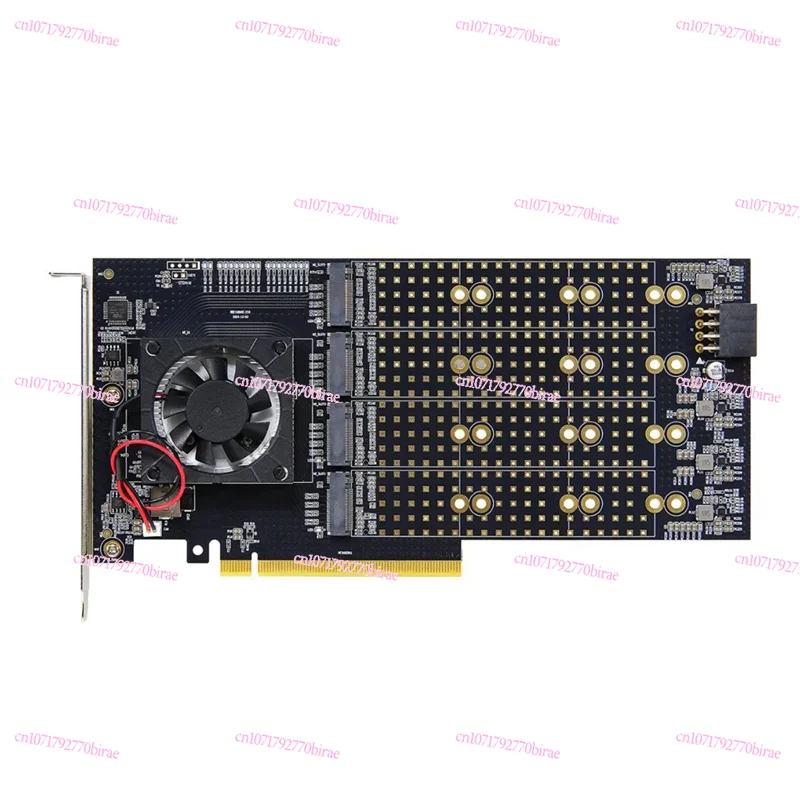 

Pcle Pcie 3.0 To M.2 NVME 8-Disk Expansion Card, PLX8749 Free Drive, Free Main Board Split, 8-Disk M.2 NVME Expansion Card