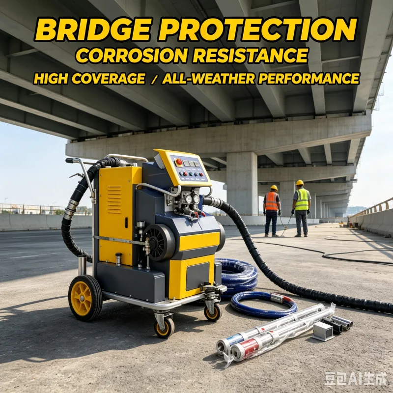 Commercial Grade Quality Dual Component Polyurea Foam Sprayer For Cold Storage Insulation With Accurate Heating