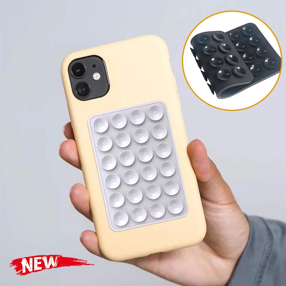 

Многоцветная двусторонняя клейкая силиконовая присоска-держатель, многофункциональная резиновая присоска, прочная подставка для мобильного телефона