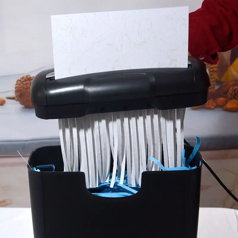 ماكينة تقطيع الورق الصغيرة لسطح المكتب والمنزل، ماكينة تقطيع الورق الكهربائية الصغيرة