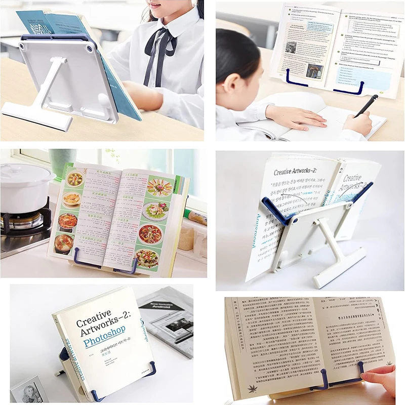 Desktop Sheet Music Stand Plastic Mini Portable Children Reading Stand Foldable Guitar Accessories Kids Beginner Gifts TMZ