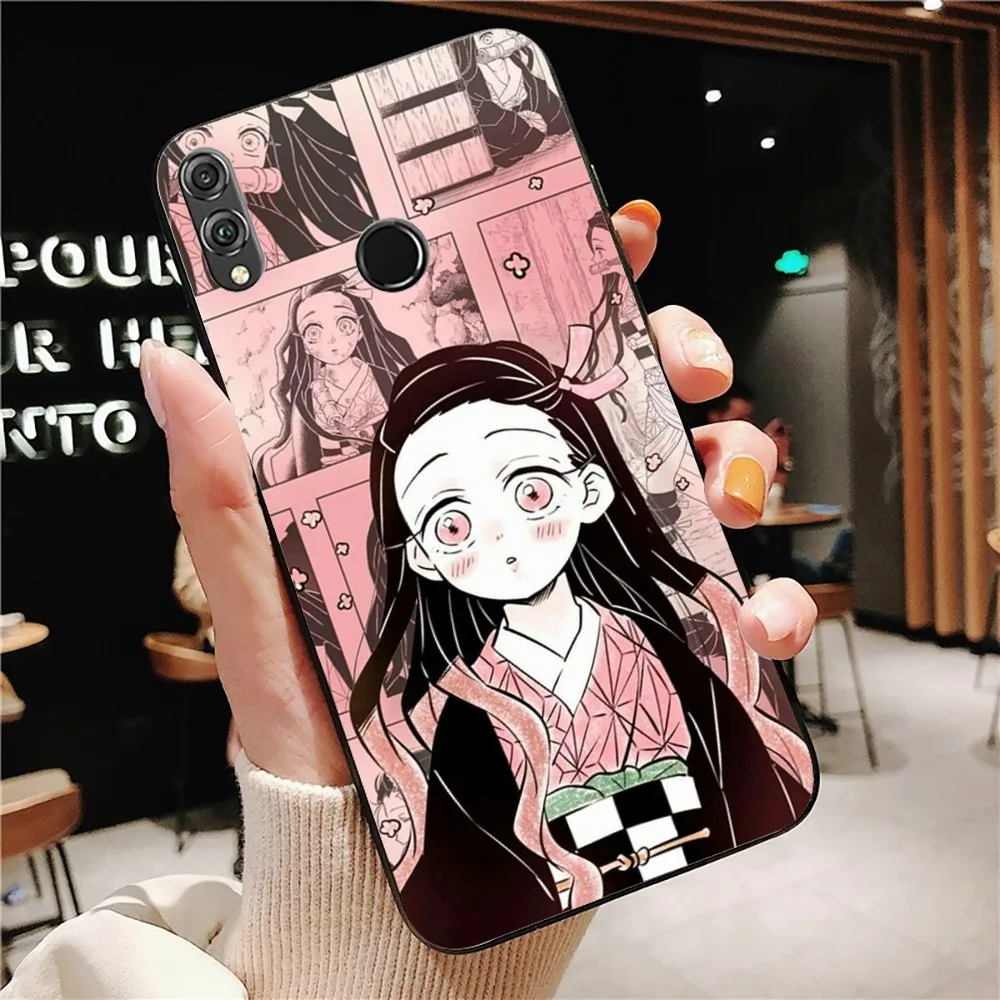 Cute N-Nezuko K-Kamado Phone Case For Huawei Honor 10 Lite 9 20 7A 9X 30 50 60 70 Pro Plus Soft Silicone Cover