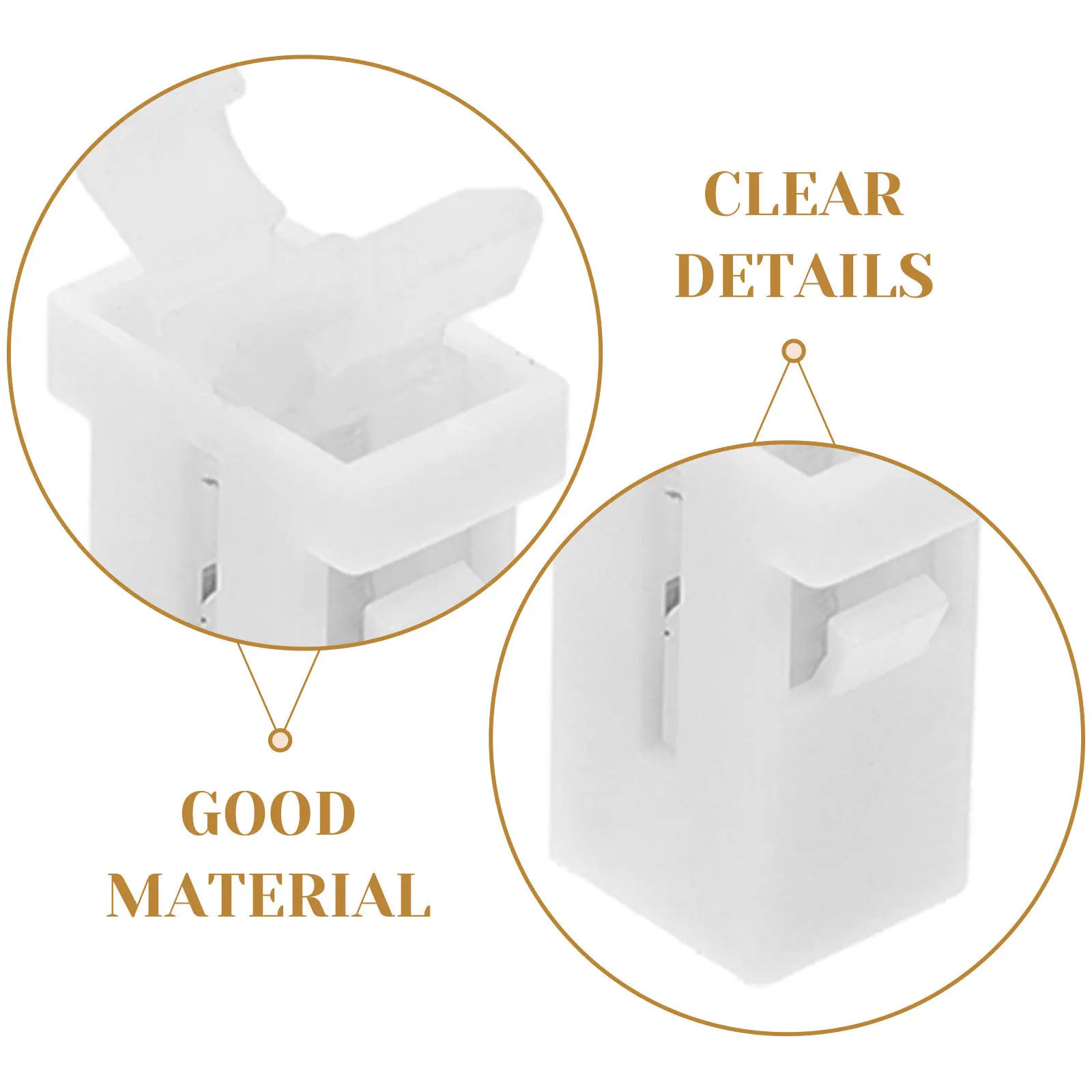 10Sets Garbage Can Lid Buckles ABS Iron Replacement Latches Secure Fit for Touch-Top Trash Bin Lid Locks Office Home Use