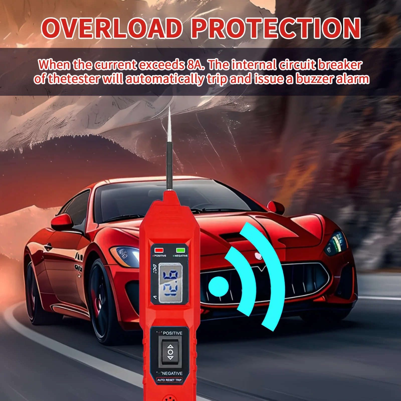 Picture 4: The Newest Electric Circuit Tester CNBJ-823 Automobile Electrical System Tester With Power Switch Vehicle Diagnostic Tool