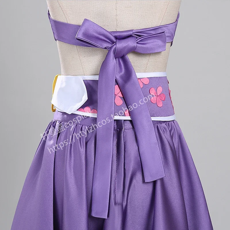 One Piece Robin Cosplay 15 Anniversary Purple Nico Robin Dress Costume Cosplay Custom Made Halloween Christmas Fancy Dress