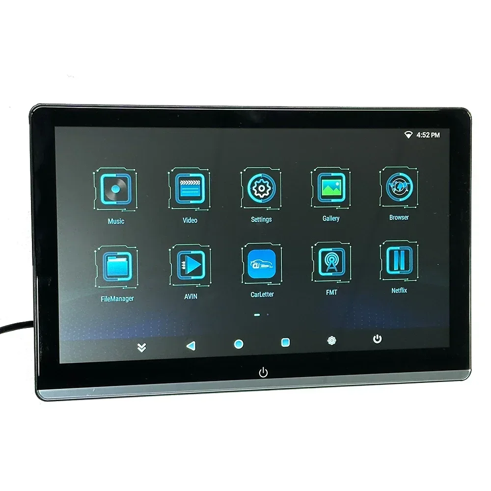 202511.6 Inch Android Headrest Monitor Touch Screen TV Display IPS WIFI Car Back Rear Seat entertainment headrest monitor
