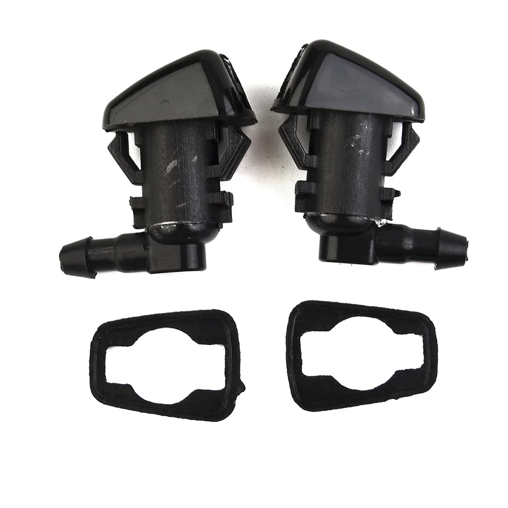 

2pcs Car Black Windshield Washer Nozzle Set 2011-2017 For Jeep For Grand For Cherokee 68260443AA Washer Outlet Adjustment