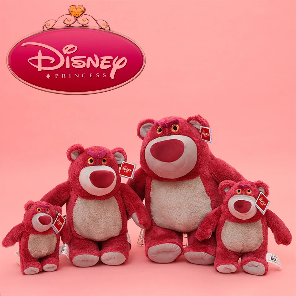 

Disney Toy Story Lotso Huggin клубничный медведь мягкие игрушки мультфильм милый медведь плюшевые куклы подарок на день рождения для детей подруги ﻿