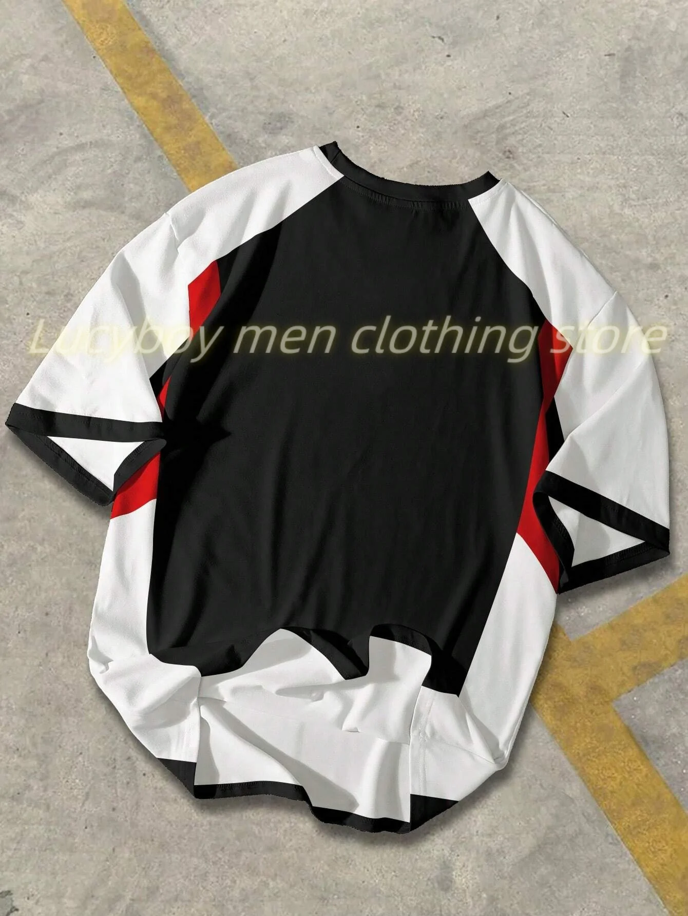 Mens LETTERS rint T-Shirt Man NO 23 Short Sleeve Round Neck Tee Vintage Casual Mesh Jersey Oversize Tops Men Clothes