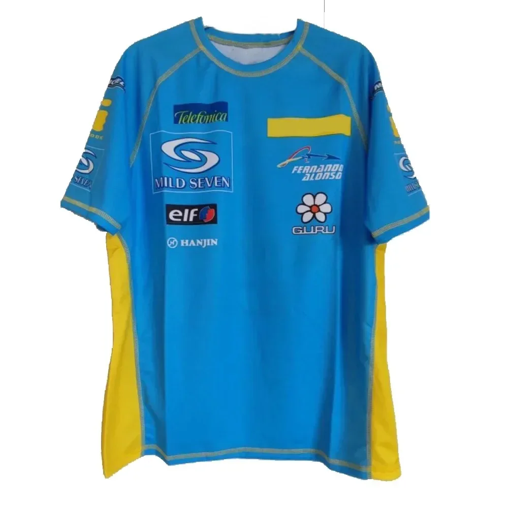 2025 Summer Hot Selling 3d Printed Spanish Aston Driver Fernando Alonso Fans T-shirt ，Breathable Extreme Sports Men's T Shirt