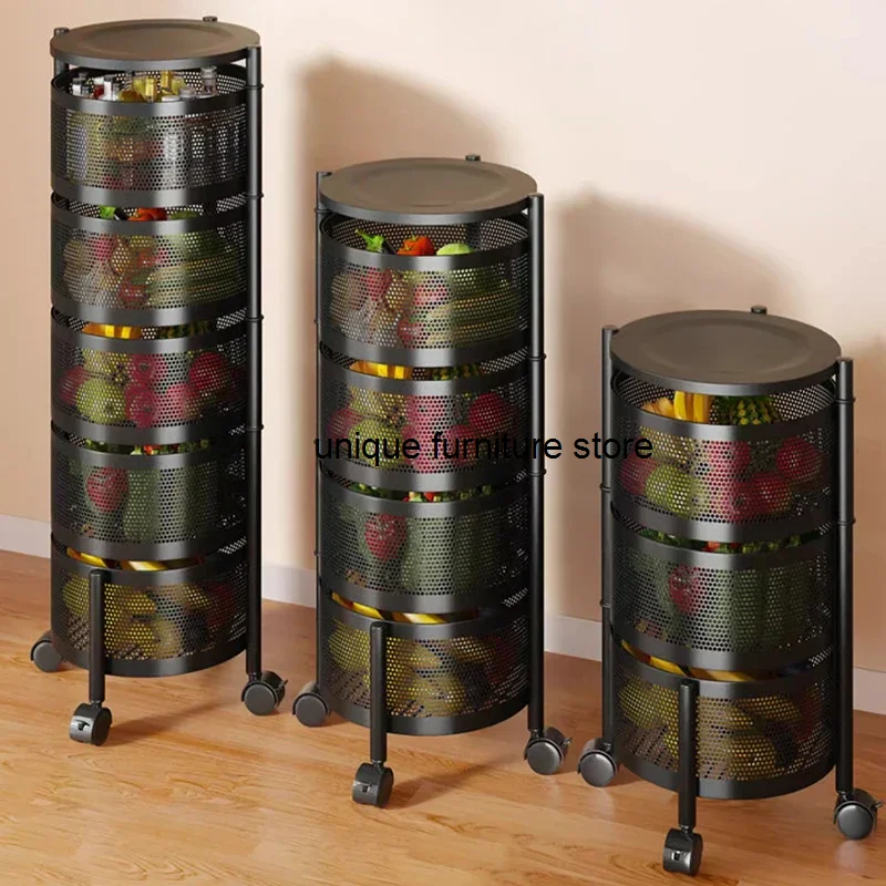 

Kitchen Islands Trolley Storage Wheels Transport Utility Cart Trolley Cart Grocery Vegetables Carro Cocina Kitchen Furniture SQC