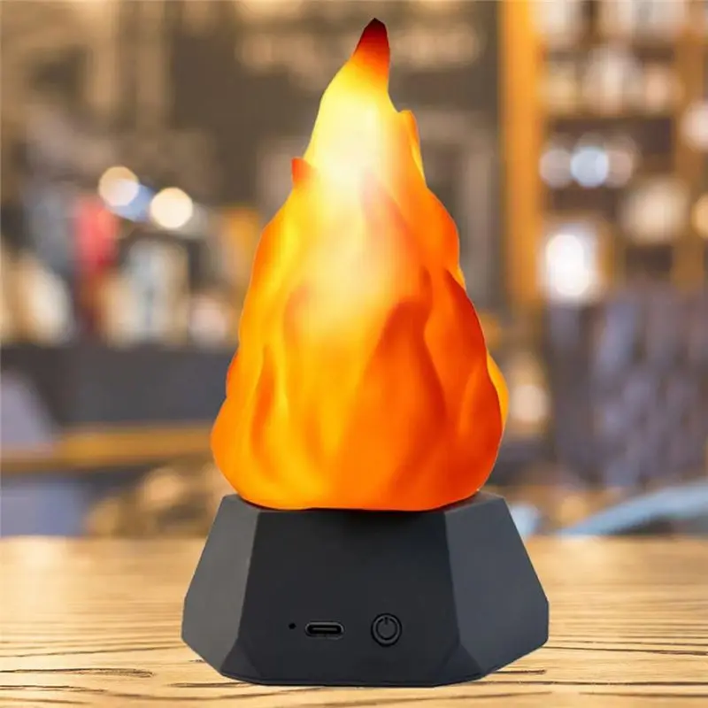AUAU-LED Simulation flamme lampe LED flamme lampe extérieure Camping jardin paysage décoration lampe Table à manger décoration