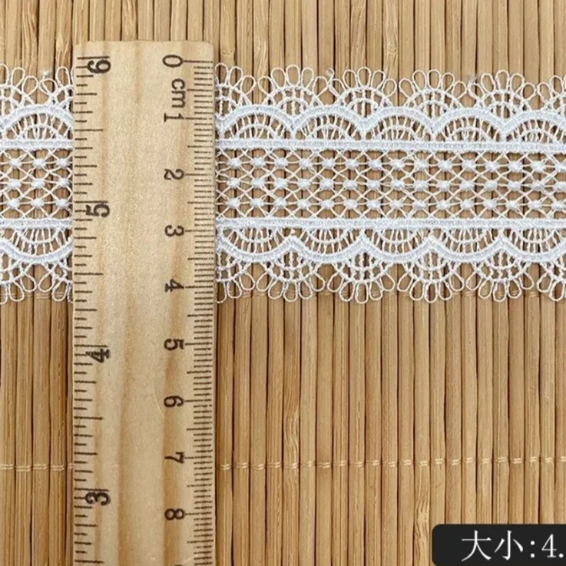 

15 Yards Width 4.3CM Water Soluble Computer Embroidery Lace Trim Wedding Lace
