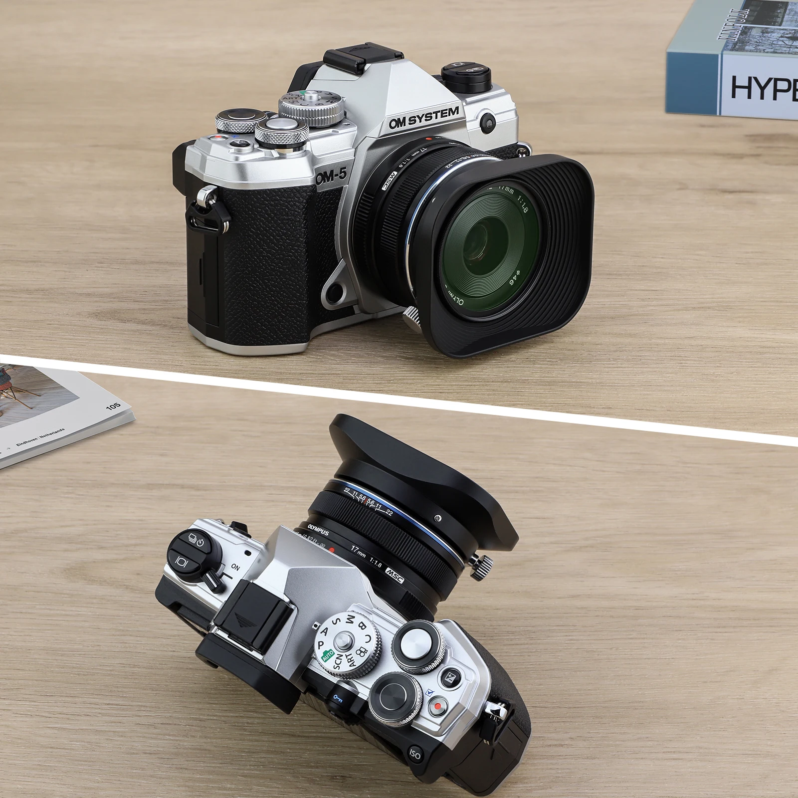 

Haoge LH-F48B Квадратная Металлическая бленда для объектива Olympus M.ZUIKO Digital 17 мм f1.8 сменная LH-48B черная