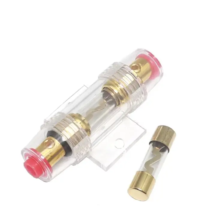 【1Set】 Auto Car Fuse Holder Block For Car Vehicle Subwoofer Audio In Line AMP Amplifier Cable AGU fuse holder