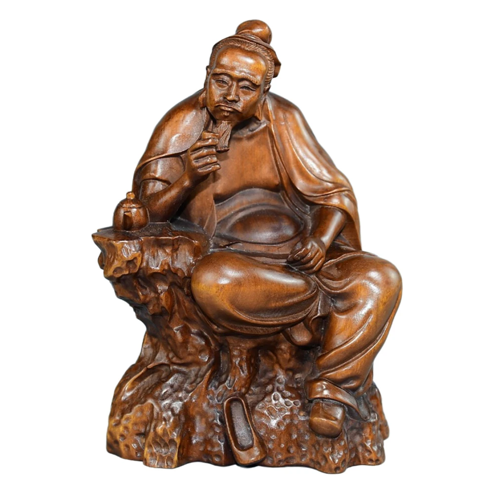 Sculpture en bois décorative, Statue sculptée, tranquilité, élégance, harmonie, sérénité, grâce, loisirs, Culture, Tradition, contenu bien