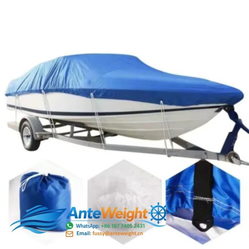 17 18 19 Ft Speedboat Fish Ski Boat Cover Dust Protector Universal Waterproof UV Resistant From Isure Marine Made in China