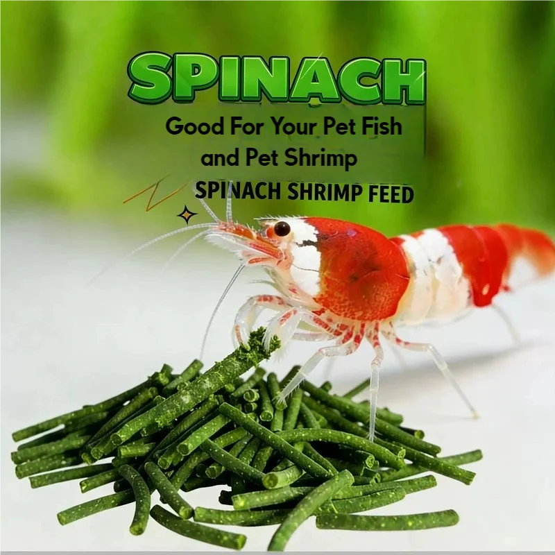 Aquarium Fish Vitamin - Spinach Shrimp Feed Ornamental Shrimp Food