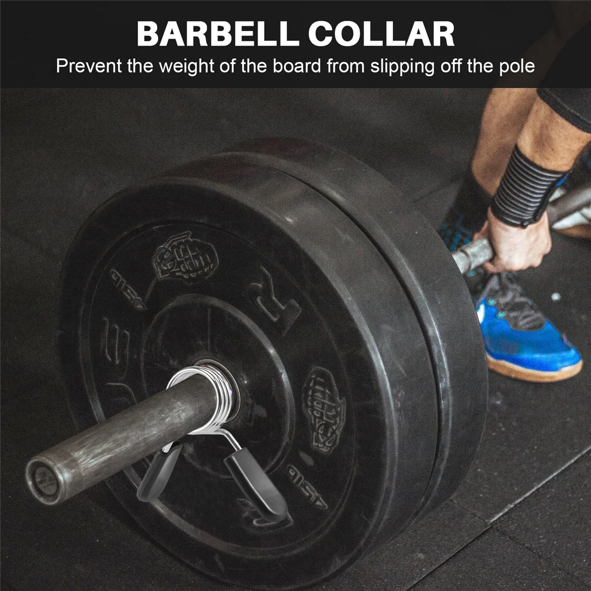 1 Uds. Abrazaderas de barra estándar de 1,1 pulgadas/28mm Clips de cuello de resorte peso de gimnasio bloqueo de mancuernas HYP