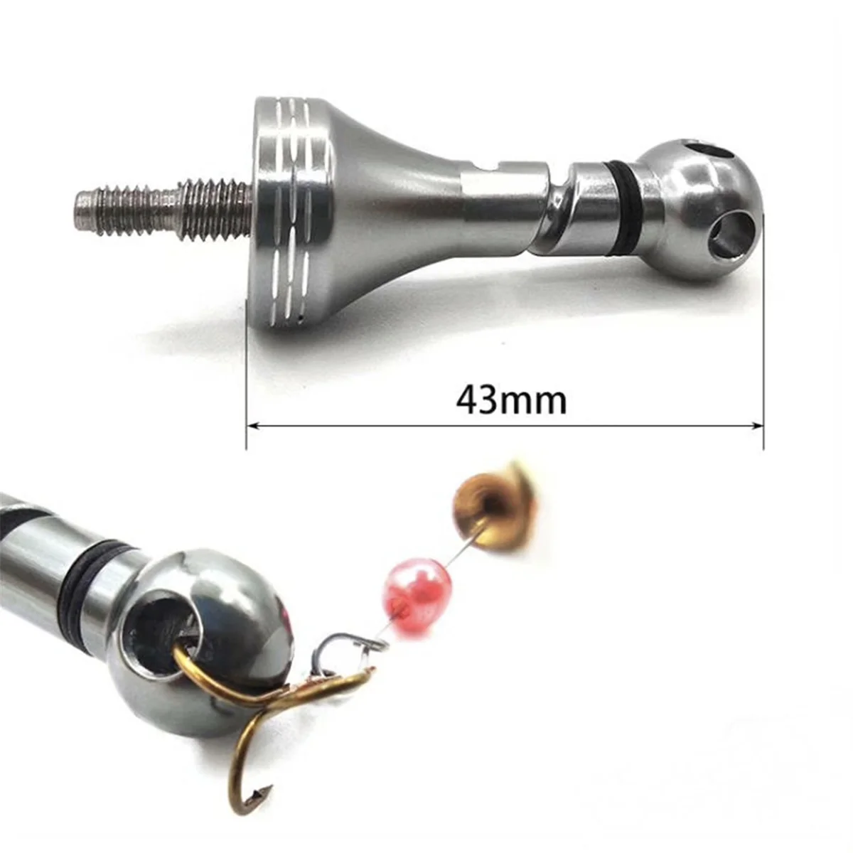 Dual-Grip Reel Handle Light Weight Handle Replacement Fishing Reel Double Handle-AA85