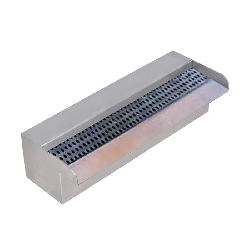 flowing water wall, water curtain wall, courtyard, fish pond, flower bed, stacked water landscape 304 stainless steel flow tank