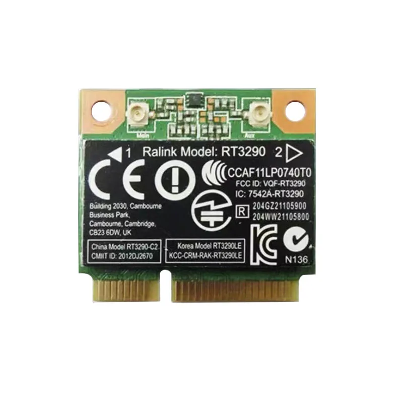 RALINK Reaktek RT3290RT 3290 HALF-MINI WIRELESS N CARD MINI CARD for SPS 690020-001 689215-001 PCI-E WIFI 300Mbps RT3290