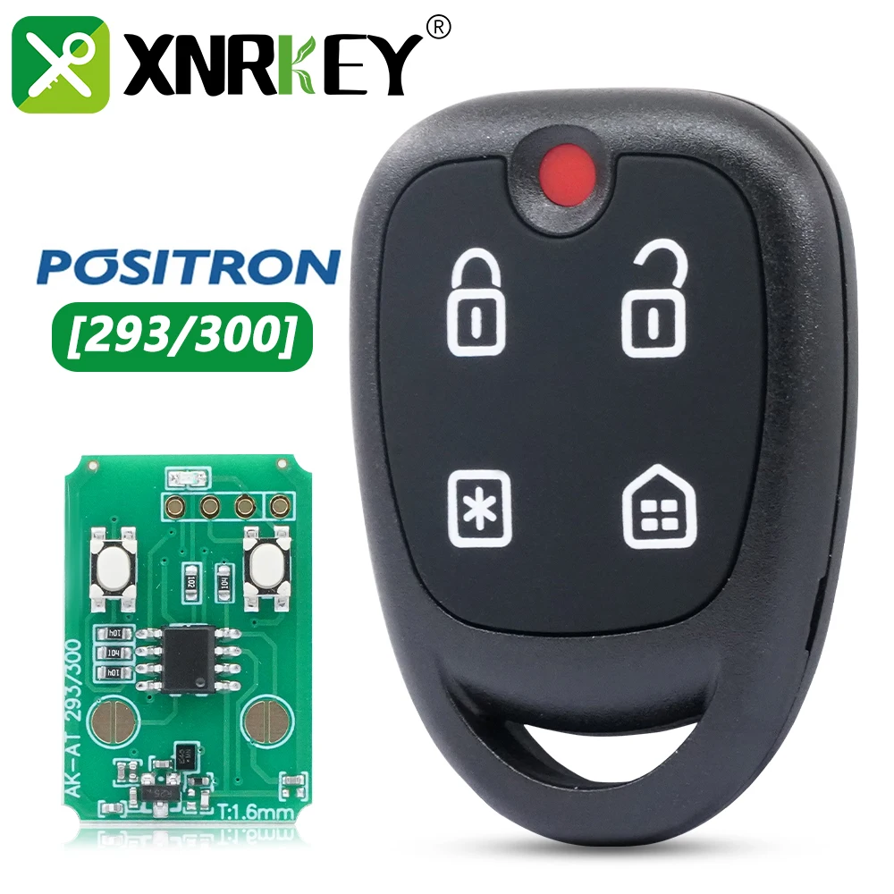 

For Brazil Positron Flex (PXN48) Alarm System, Remote Key - Double Program (293/300) AKBPS115 / AKBPCP127AT / AutokeySupply