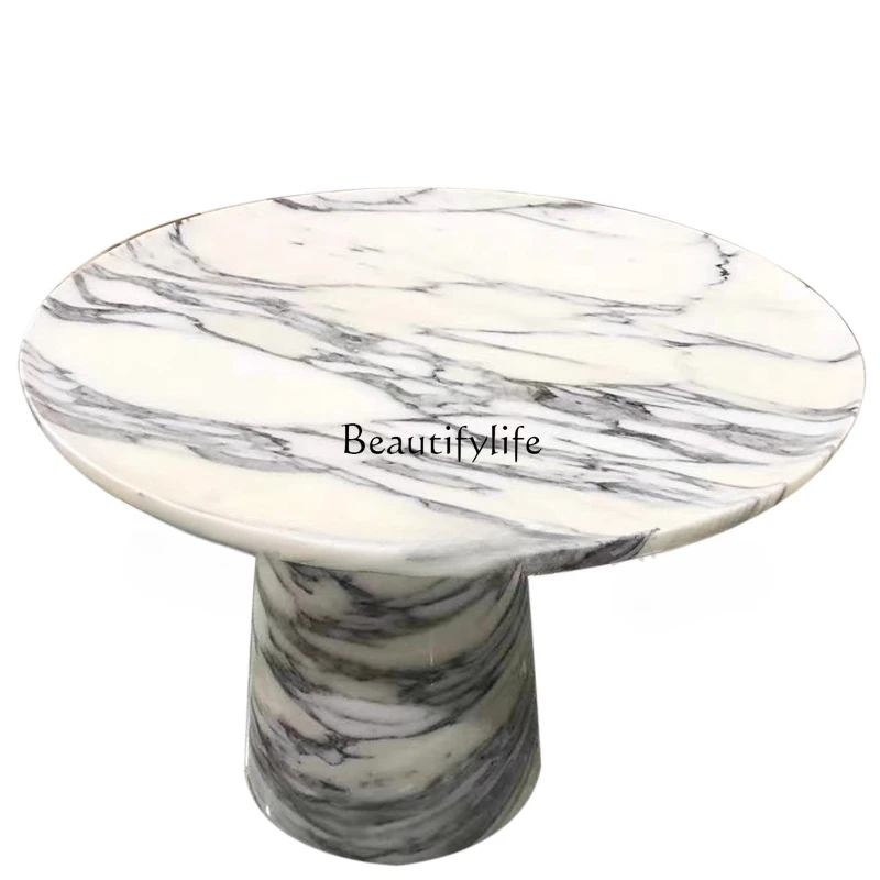 

Nordic simple living room luxury stone designer villa coffee table