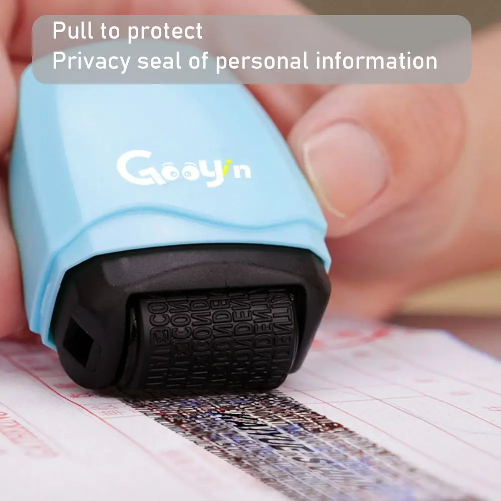 Security Privacy Protection Seal Identity Cover Eliminator Erase Roller Guard Seal Information Roller Stamps Eliminators