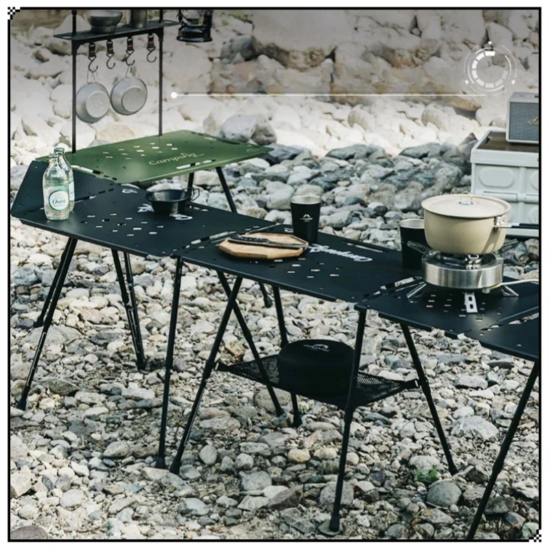 

Outdoor Folding Tables Camping Aluminum IGT Tactical Table Light Convenient Carrying Picnic Table Petite Table