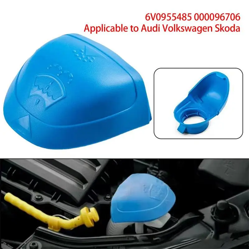 Car Wiper Washer Fluid ForAudi For Volkswagens SKODAss Plastics Auto Wiper Washer Fluid Reservoir Tank Bottle Lid Cover