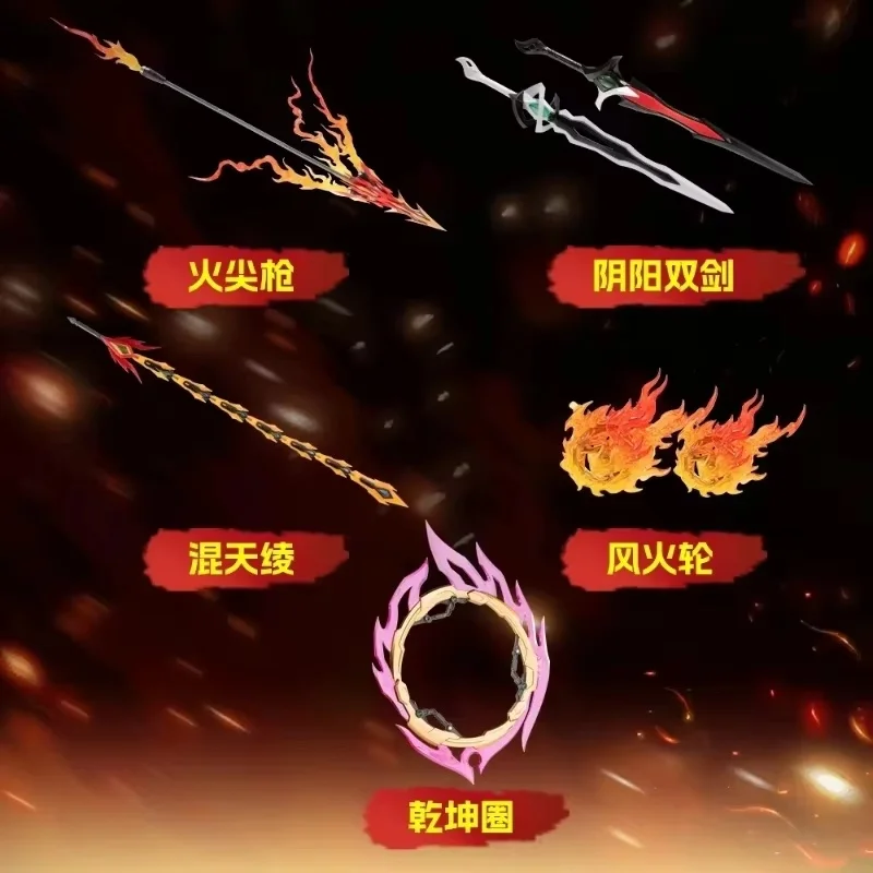 Nezha Kit modello scheletro in lega Mecha a sei armati Action Figure con base di loto Giocattolo alla moda per ragazzi Regalo ideale per l'assemblaggio