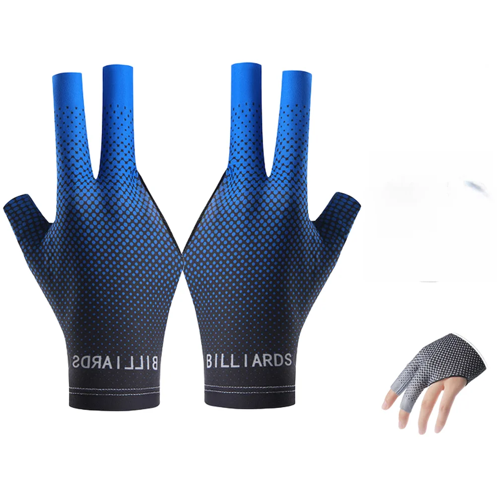 Breathable Pool Glove Pool Gloves Dark Gray Moisture Wicking Gloves Elastic Wristband Design Enhanced Grip Flexibility