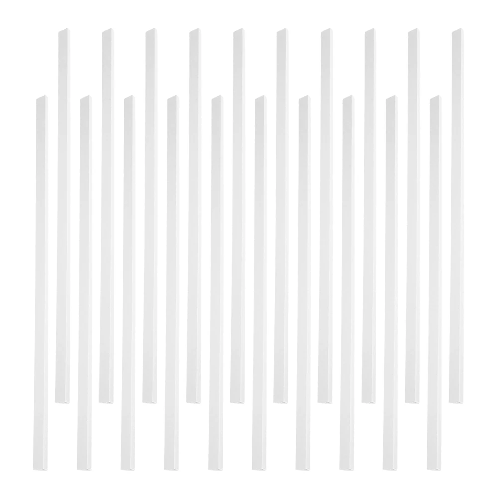 

20Pcs Binding Bars Slide Grip Transparent A4 Paper Binding Covers Office School Reports Document Organizer Sliding Bar