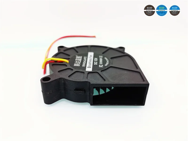 60*60*15mm Pengda Blueprint 6015 High Rotation 6CM Double Ball High Rotation Turboblower Speed Measurement 12V 0.32A Cooling Fan