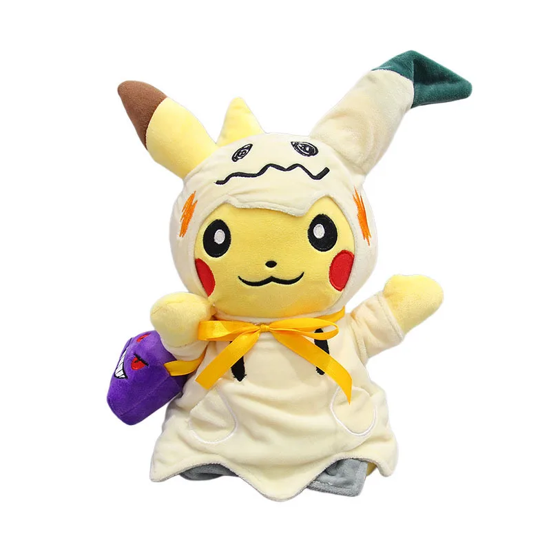 Xmas Charmander Halloween Easter Pokemon Dark Lightning Graffiti Pikachu Pichu Anime Figure Cross dressing Pikachu Stuffed Plush