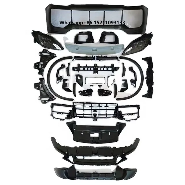 New Durable Upgrade tFront/Rear Bumper Body Kit Steel+Plastic Bolt-On 100% Fitment 1 Year Warranty