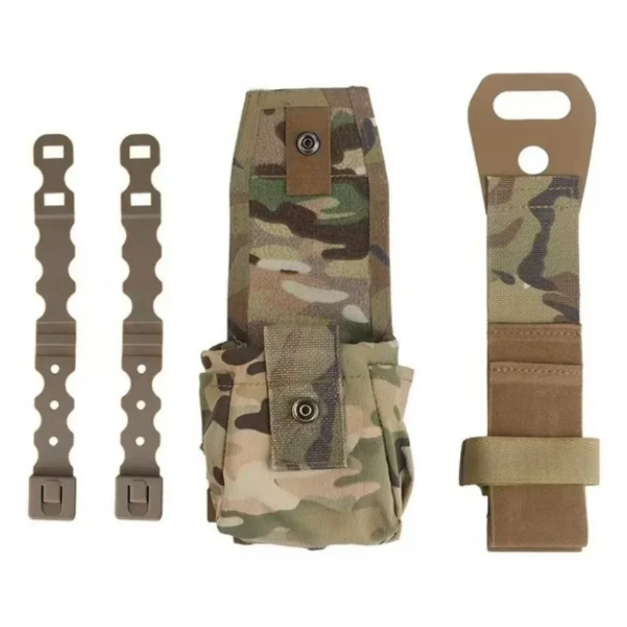 Riñonera multifuncional para exteriores, kit de primeros auxilios MOLLE, kit de supervivencia portátil, bolsa de accesorios, kit de entrenamiento de camuflaje