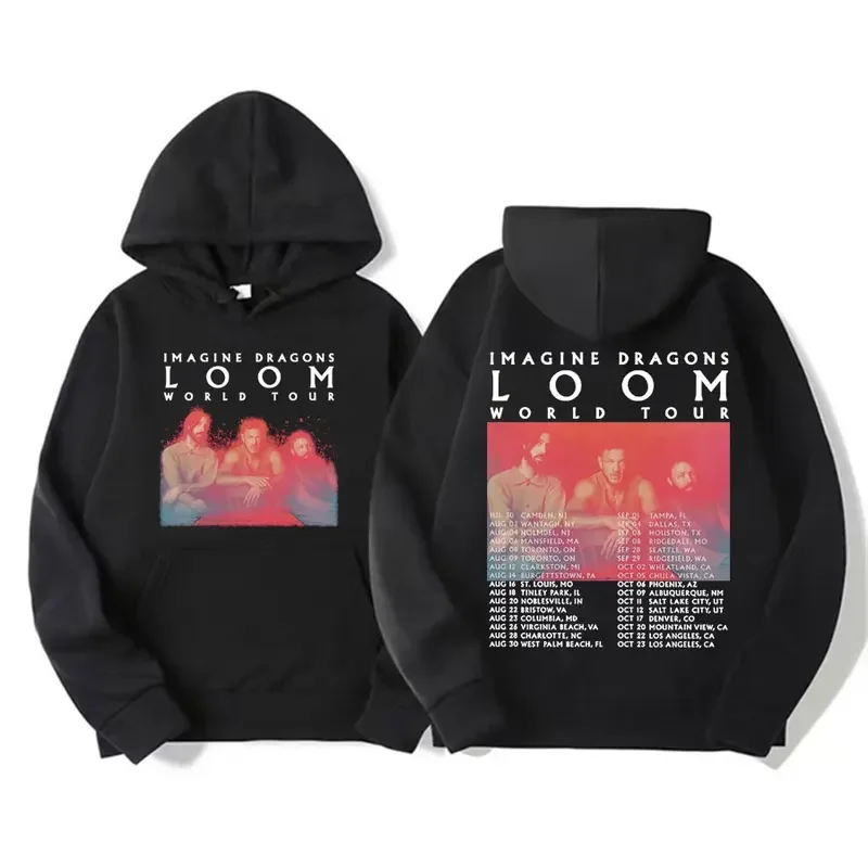 

Imagine Dragons loom tour 2024 New Album hoodies men women fashion casual autumn sweatshirt streetwear oversized pullover hoodie