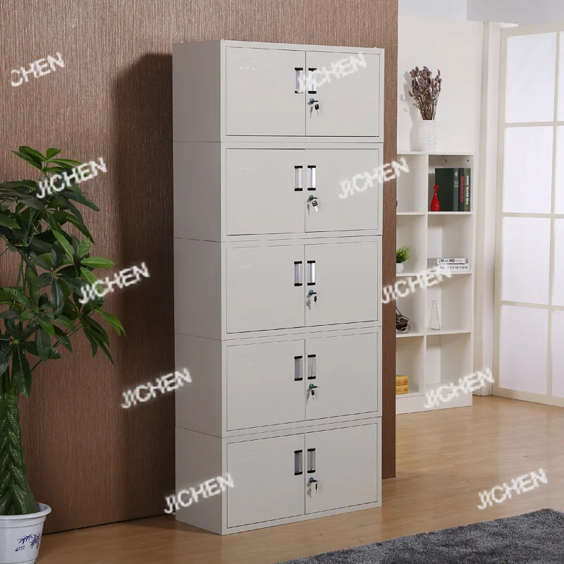 

Утолщенный железный лист финансового сертификата с замком. Информационный шкаф. Разделенный верхний шкаф, пятисекционный шкаф.