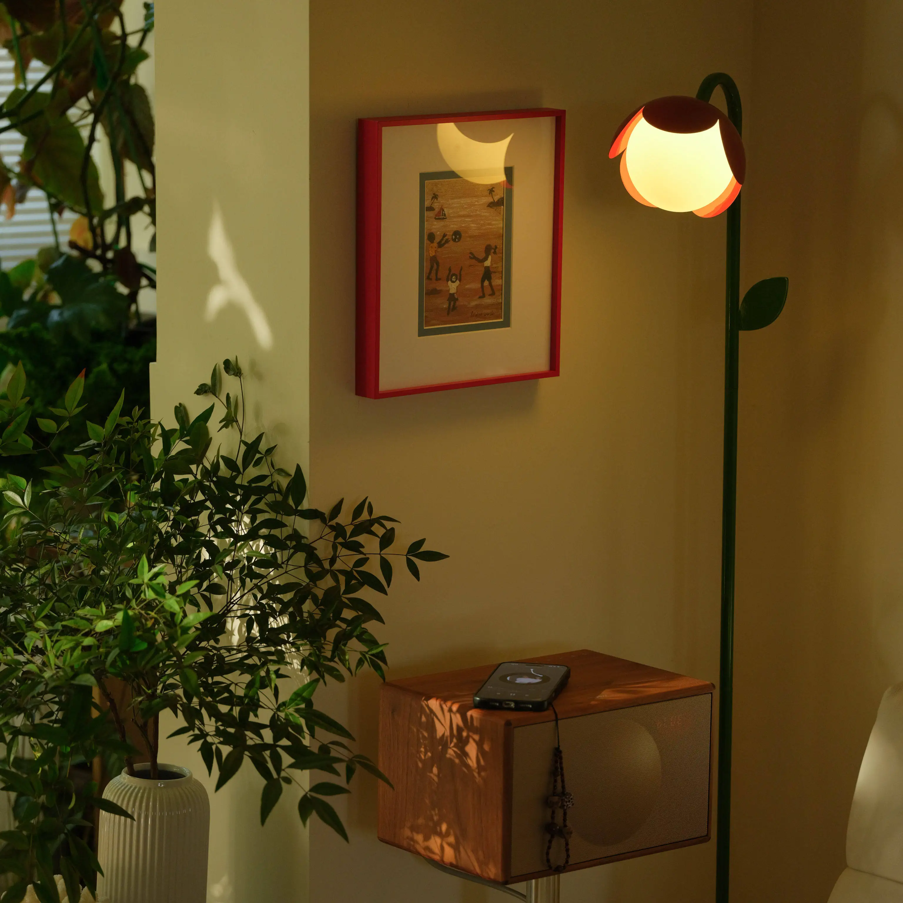 Dopmine floor room sofa ornament small safflower table lamp children priness bed reading lamp