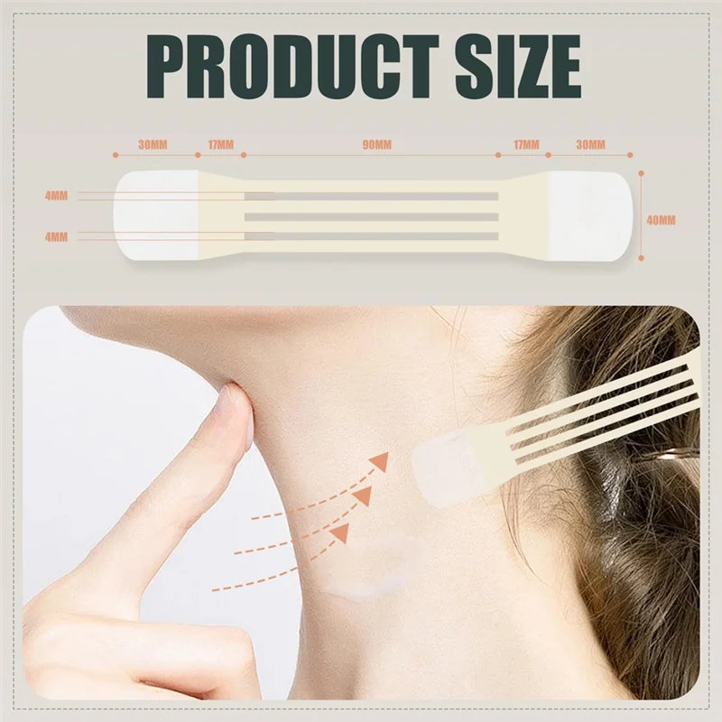 -ЭТР ленты для подтяжки шеи, полоски для мгновенного коррекции шеи, против морщин, пластырь для шеи, лифтинг наклеек для подтяжки шеи