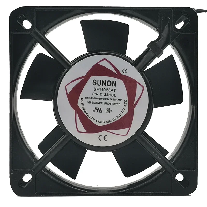 SF11025AT P / N 2112HBL 11025 220V ball bearing 110*110*25mm 110mm cooling fan for SUNON