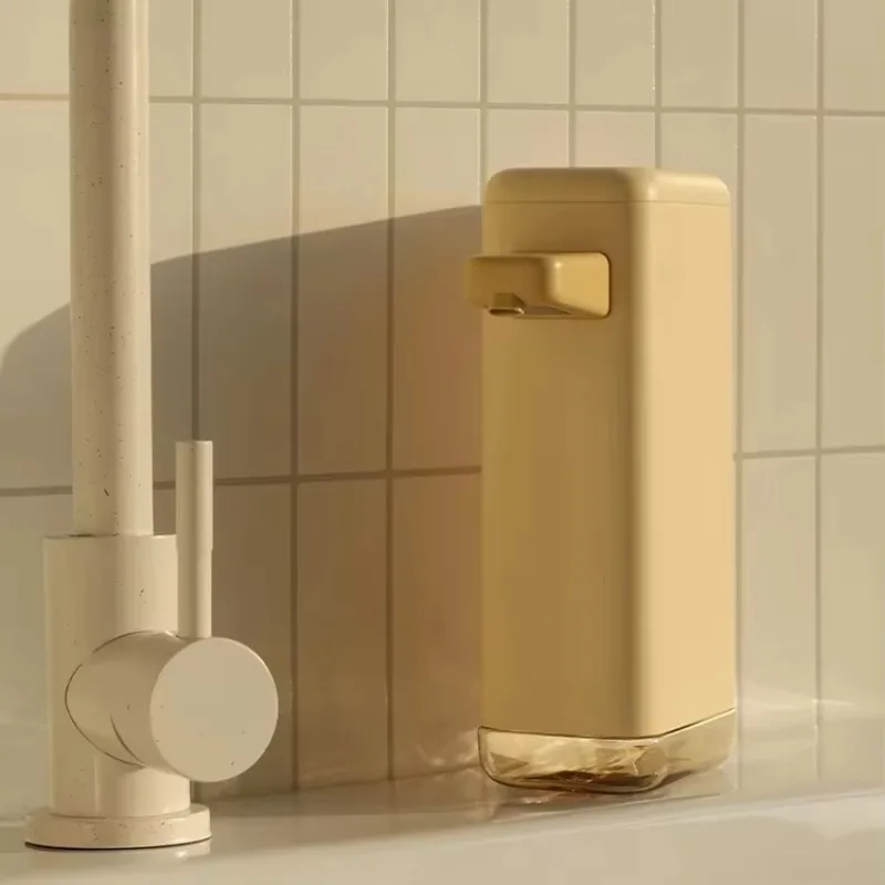 موزع صابون أوتوماتيكي ذكي بدون لمس، حامل جداري/طاولة، 3 أوضاع إسفنجية مقاومة للرذاذ، متينة ذات سعة كبيرة/تعمل بالبطارية