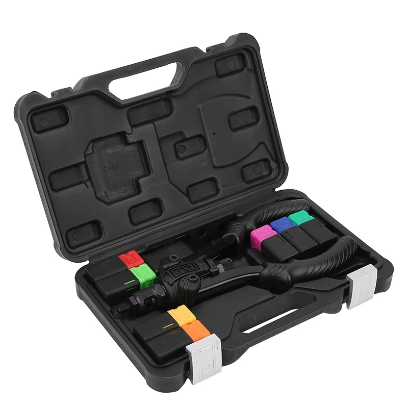 Black Double Handle Nut Kit Rivet Rivet Grab Aluminum Alloy Household Manual Nailing Tool