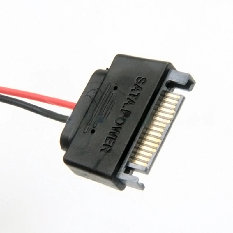 4PCS SATA 15Pin Male To 6Pin SATA Cable SATA 15 Pin To 6 Pin Power Adapter Cable For Notebook CDROM 6Pin Adapter Cable